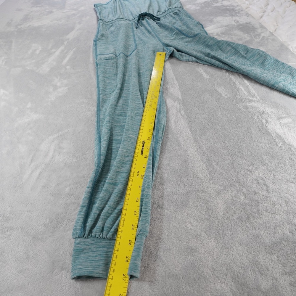 Duluth Trading Armachillo Jogger Jumpsuit  Womens M Blue Stretch Sleeveless - Picture 7 of 16